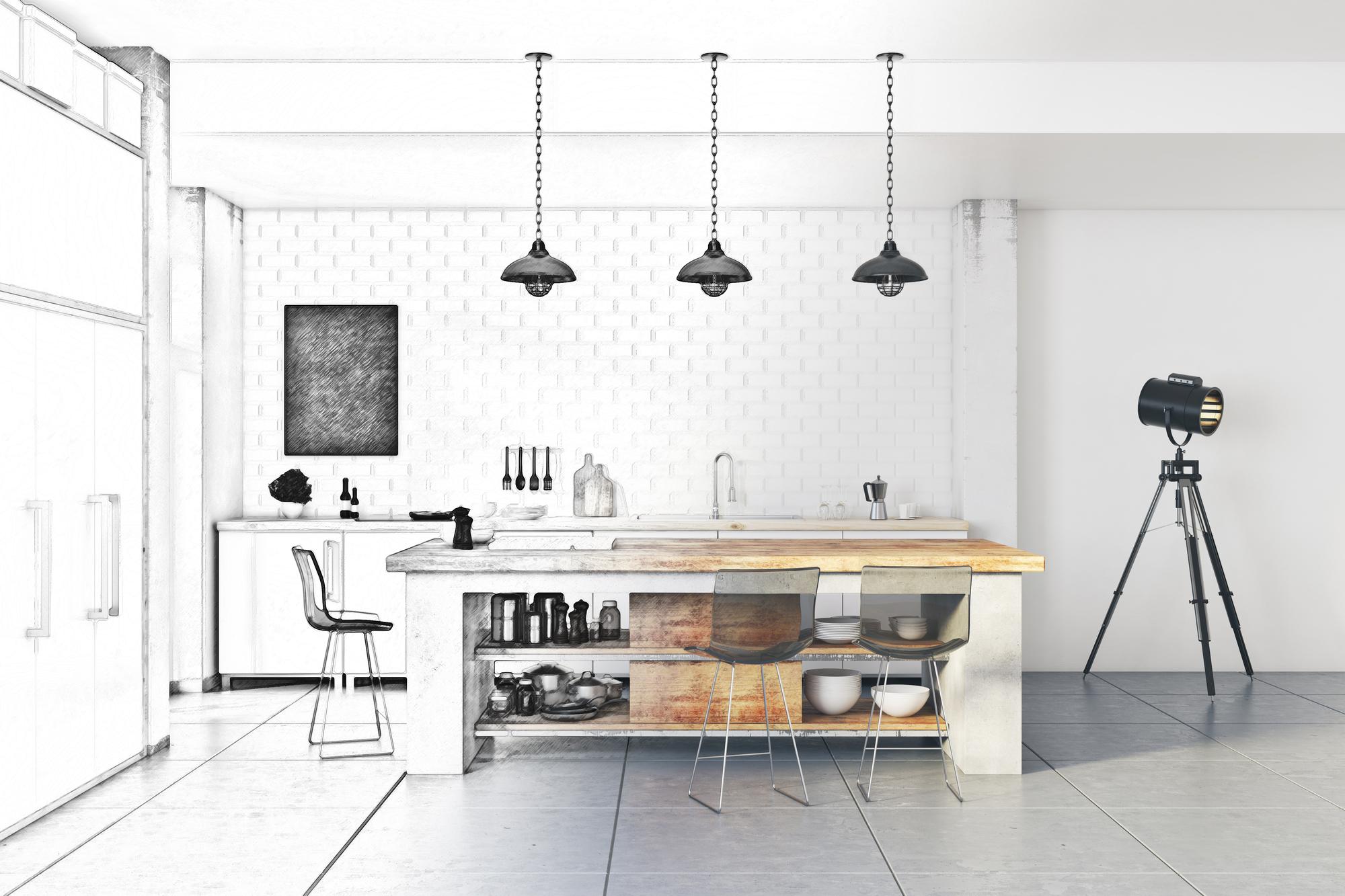 Inviting workshop kitchen